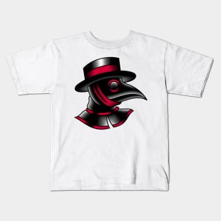 American Traditional Plague Doctor Kids T-Shirt